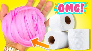 Paper Slime Test!! No Glue No Borax Slime Recipes - YouTube