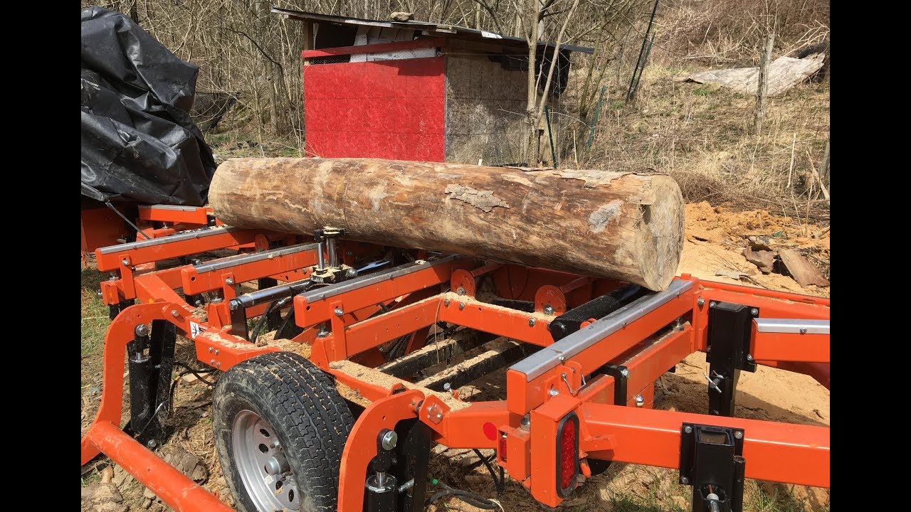 free fonts Woodmizer LT35 video: Quartersawn spalted sycamore video how to