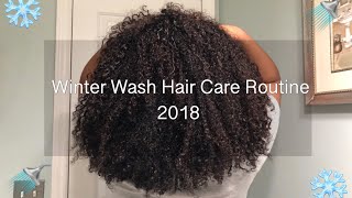 Winter Wash &amp; Hair Care Routine / DIY Hair Oil and ACV Clarifier