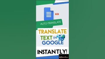 Auto-Translate Text in Google Sheets! 🌍
