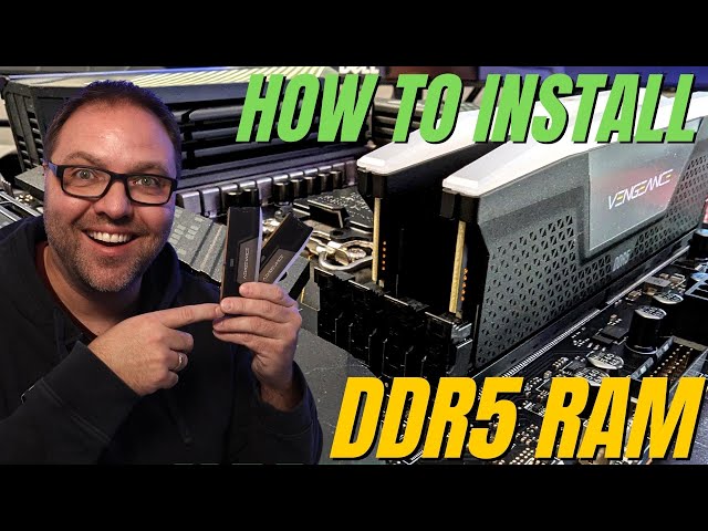 How to Install DDR5 Ram (Corsair Vengeance RGB DDR5 on MSI MPG Z690 Carbon  WiFi Motherboard) 