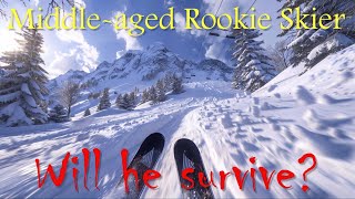 Middle-aged Rookie Skier Going Downhill Skiing for the First Time in 22 Years - Will He Survive? by Brian 360 808 views 2 months ago 6 minutes, 11 seconds