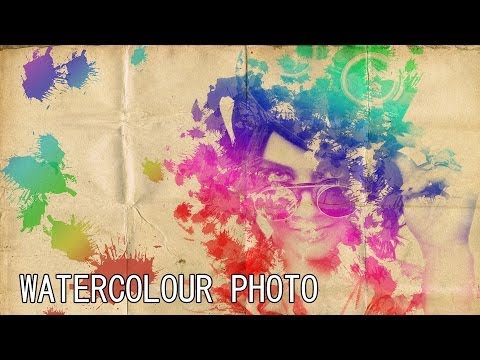 Photoshop CS Watercolour Photo Effect