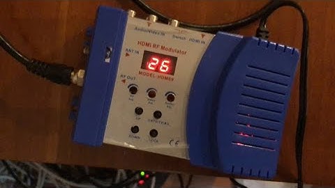 My Analog TV Transmitter Setup