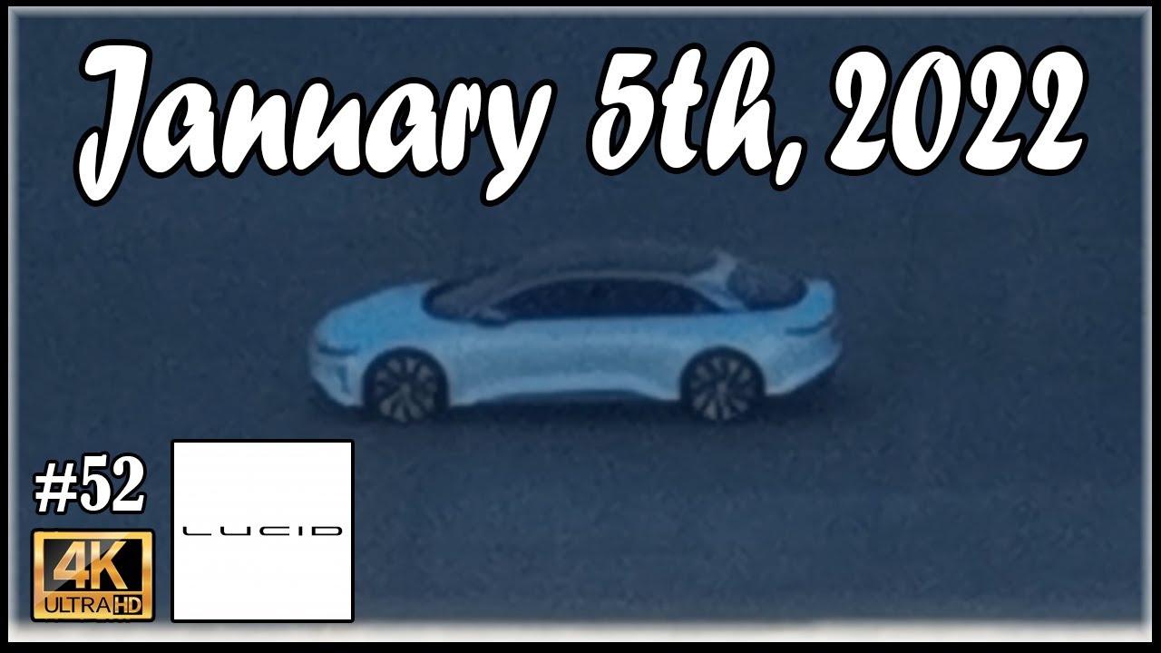 Lucid Motors Factory Construction Site January 5th, 2022 | Drone Footage of 11:00 AM