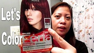 How to dye your hair silver at home with Feria