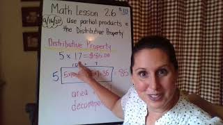 My Math Chapter 2 Lesson 6 - Partial Products and the Distributive Property