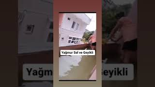 Çanakkale Geyikli Yağmur Sel Fırtına