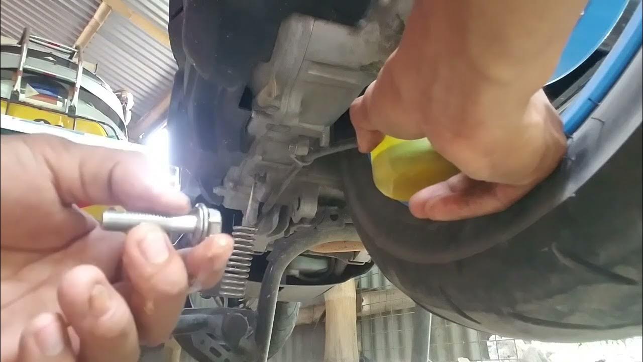 aerox change gear oil with tips to do😊 simple you can do it By yourself