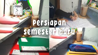 Tips Persiapan Semester Baru📍📚||Study Vlog Indonesia 🇲🇨✨