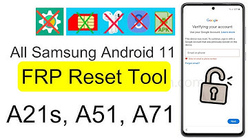 [1 Click FRP Reset Tool] Samsung Android 11 A21s/A51/A71 FRP Bypass - ALL Free Method Blocked