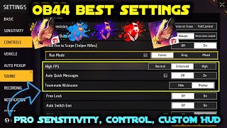 Free Fire Control Setting After OB44 Update Full Details | Free Fire Setting 2024 screenshot 2