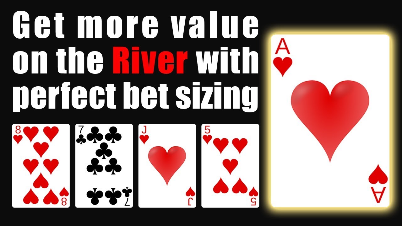 How to GET MORE VALUE on the River with PERFECT BET SIZING win rate ml