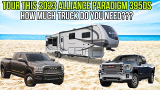 2023 Alliance Paradigm 395DS 2Bed 2Bath Tour // Which Truck Should You Buy For This Fifth Wheel?