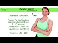 Full Body Cardio Toning Workout – 30 Minute Low Impact Fat Burning Exercises with Dumbbells