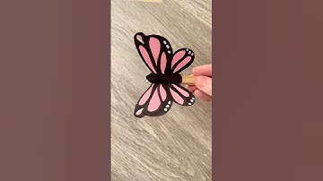 ✂️ Easy Butterfly Craft for Kids – Flapping Wings! 🦋