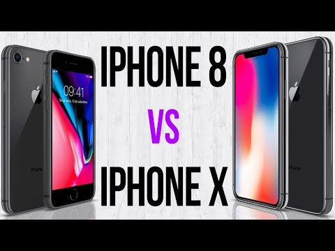 Vídeo: Diferença Entre O IPhone 8 E O IPhone X