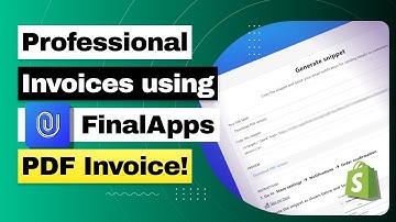 Build Trust with Professional Invoices Using Final Apps PDF Invoice!