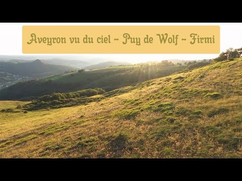 Aveyron vu du ciel - Puy de Wolf - Firmi
