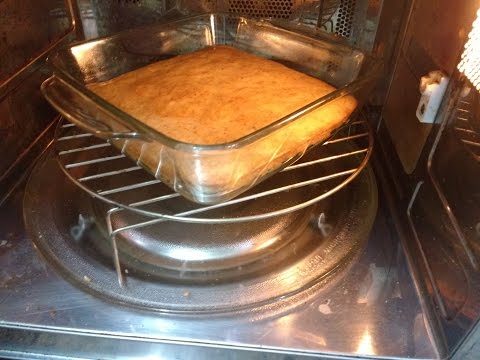 How to prepare banana cake in microwave oven