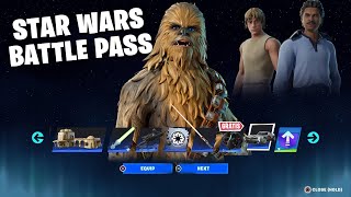 Der NEUE STAR WARS BATTLE PASS & GRATIS Items bei Fortnite x StarWars 2024!