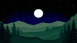 Moon Night Animation - Royalty free - Full Hd