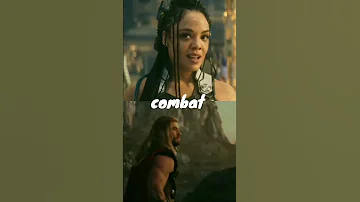 elimination wheel part 2 valkyrie vs thor #marvel#mcu#dc#dceu#thor#hela#valkyrie#vs#shorts