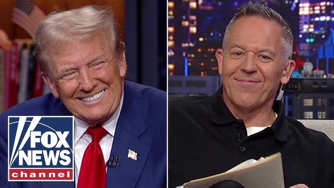 Trump makes first in-studio 'Gutfeld!' appearance - YouTube