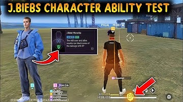 J biebs Character Ability Test | how to use j biebs character ability | j biebs ability test