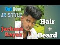 Jackson rayaz  hair and beard styling for photoshoot