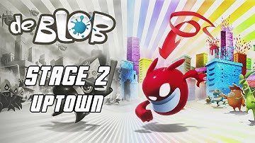 de Blob - Stage 2: Uptown (100% Objectives) Walkthrough [HD]