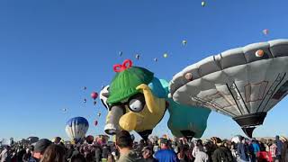 Albuquerque International Balloon Fiesta 2022 Time-Lapse Oct 1 Morning