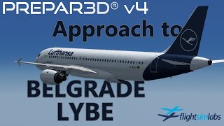 [P3Dv4](IVAO/VHF sound) Landing in Belgrade - LYBE | FSLabs A320 | SkyHighSim Belgrade | SuperSunday