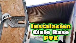 🧰 CIELO RASO PVC 🧰 🛠 📐 Instalación FACIL 📐 CONSTRUCCIÓN EN SECO