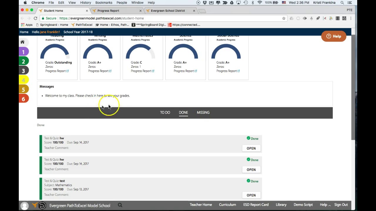 Student R Digital Report Student Digital Progress Reports - YouTube