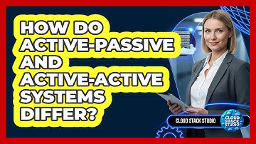 How Do Active-Passive And Active-Active Systems Differ?