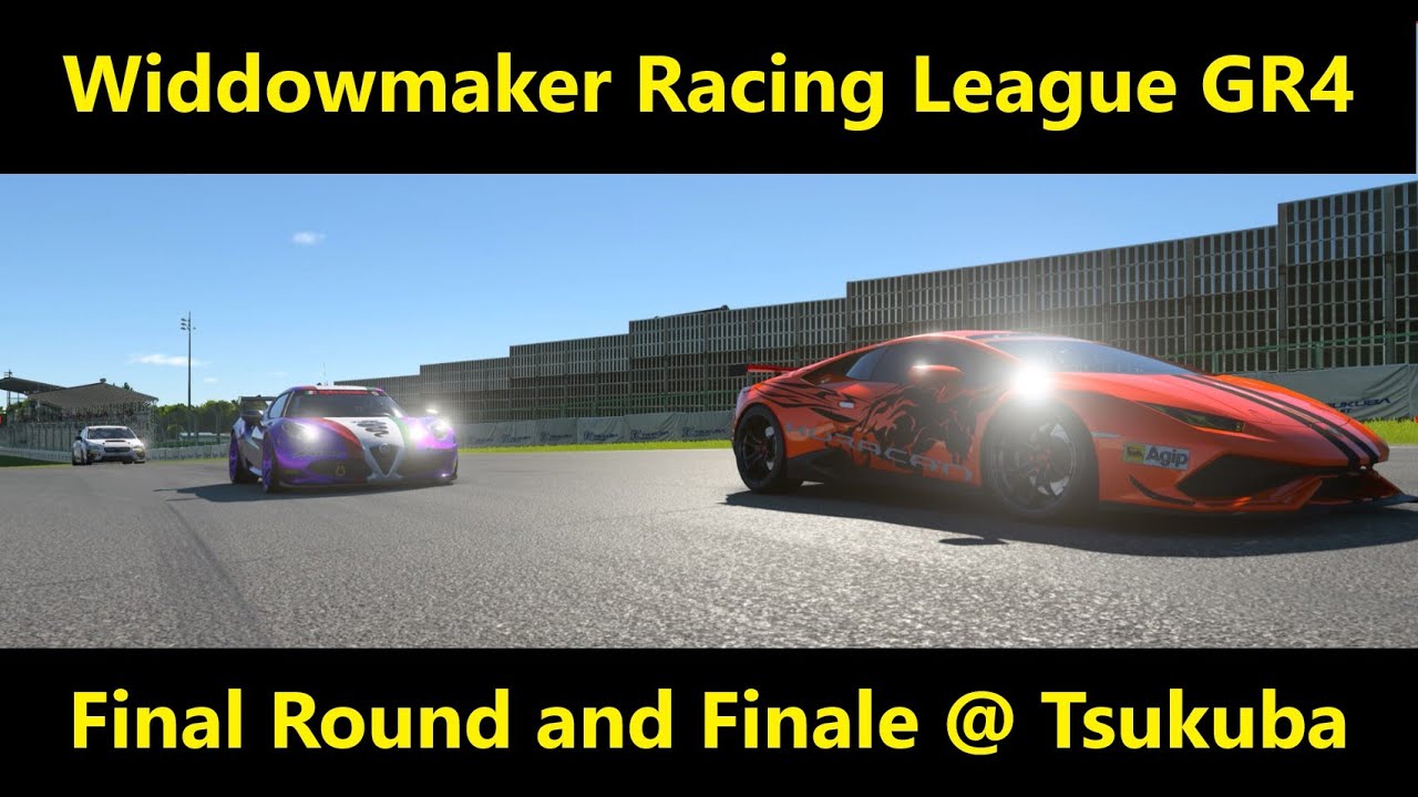 GT7 Widdowmaker GR4 Racing League Rd 6 Tsukuba Final Round - YouTube