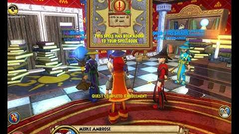 Wizard 101-Full Walkthrough Part 5-Learning New Spells