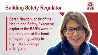 Sarah Newton's Building Safety Regulator Vlog