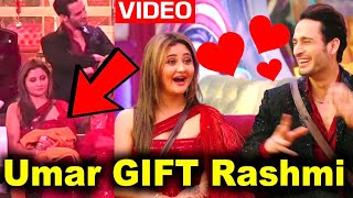 Bigg Boss 15 Umar Riaz Special GIFT For Rashmi Desai On Weekend Ka Vaar Live | Umrash KISS Romance