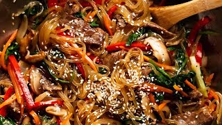 Japchae - Korean Noodles!