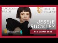 Jessie Buckley speaks of her unconventional research with Olivia Colman | EE BAFTAs Red Carpet