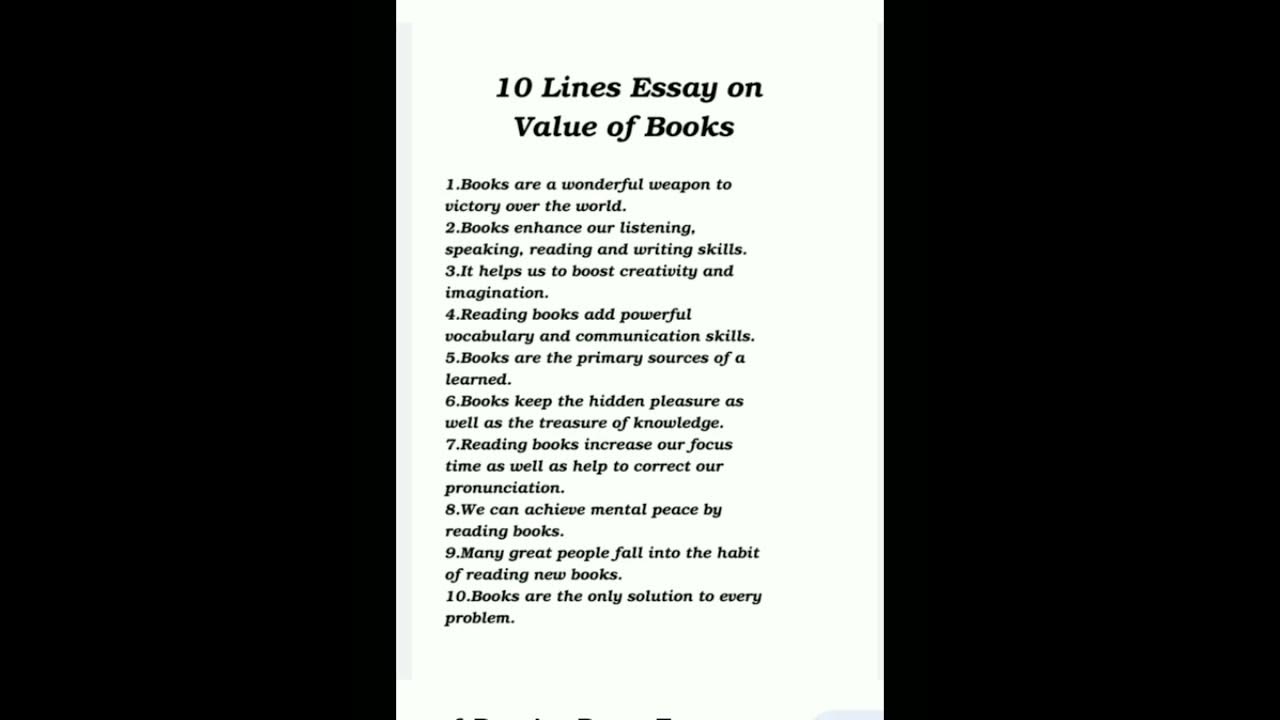 10 Lines On Value Of Books In English Essay 10 Lines On Value Of 10-lines-on-value-of-books-in-english-essay-10-lines-on-value-of