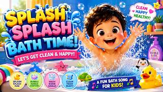 Splash Splash Bath Time! | Fun & Catchy Nursery Rhyme for Kids | Bubble Fun Song