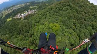 パラグライダー失敗ランディング　腰椎圧迫骨折【　閲覧注意ください　】