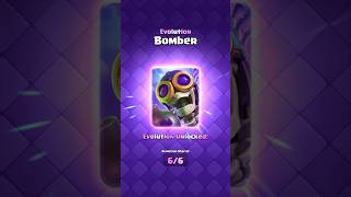 New Evolution Bomber Guide 💣#clashroyale #shorts