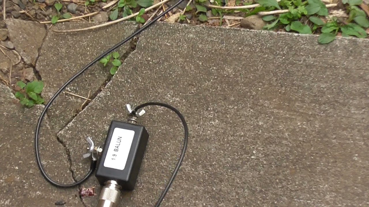 ICOM IC-705とmAT705plusに1:9バランを入れてロングワイヤ