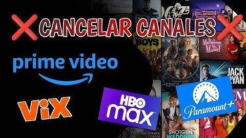 Como CANCELAR CANALES de PRIME VIDEO 2025 Suscripciones - Amazon