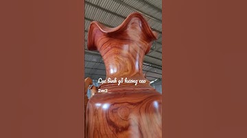 Lục bình gỗ hương Gia Lai cao 2m3 tại Gỗ Hoàng Hậu