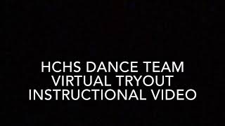 HCHS Dance Team Tryout Video